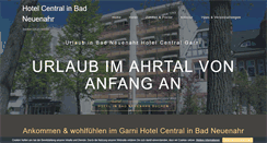 Desktop Screenshot of hotel-central-lentz.de